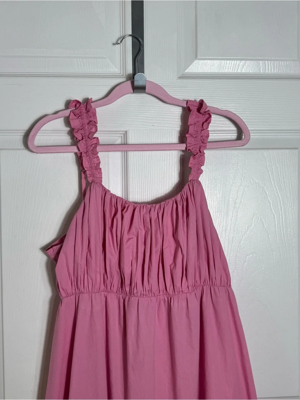Abercrombie & Fitch Pink Open‎ Back Maxi Dress XLP Petite